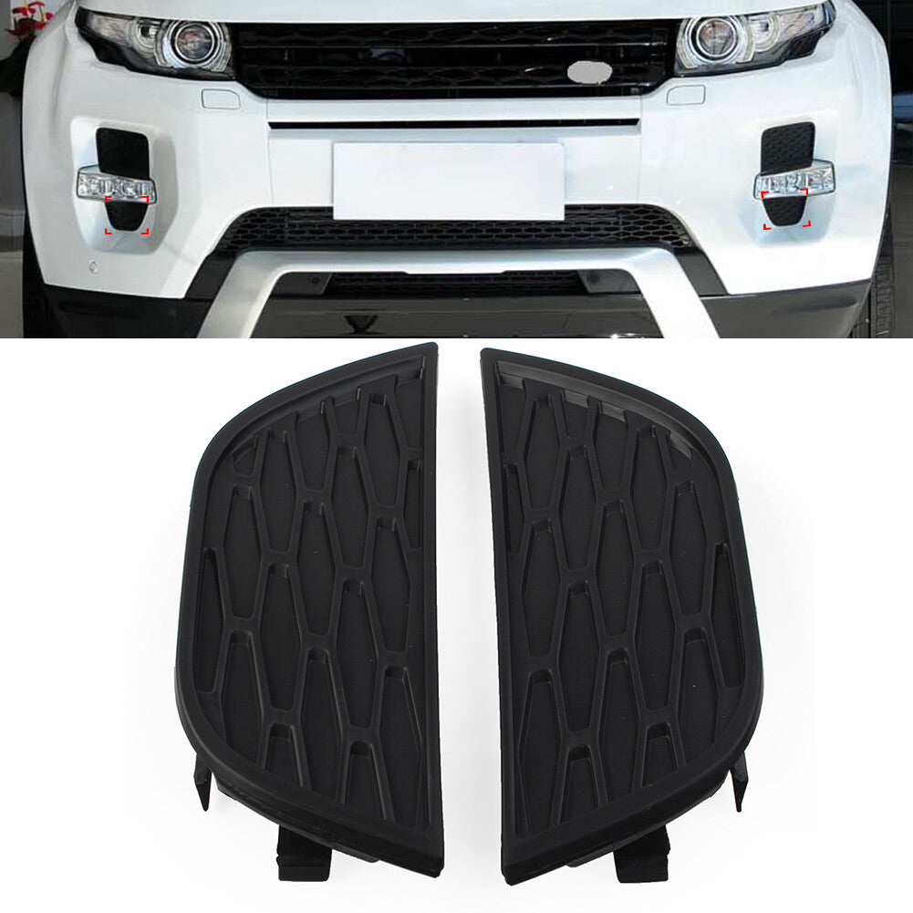 Pair Front Lower Fog Lamp Bezel Fit for Land Rover for Range Rover Evoque 2012-2017