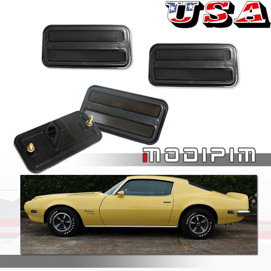 4-piece smoked front and rear side marking lampshade for 70-81 for Pontiac Firebird/Trans