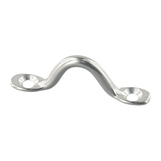 5mm steel wire eyelet with handle, boat bow, camelback mudguard hook, silver