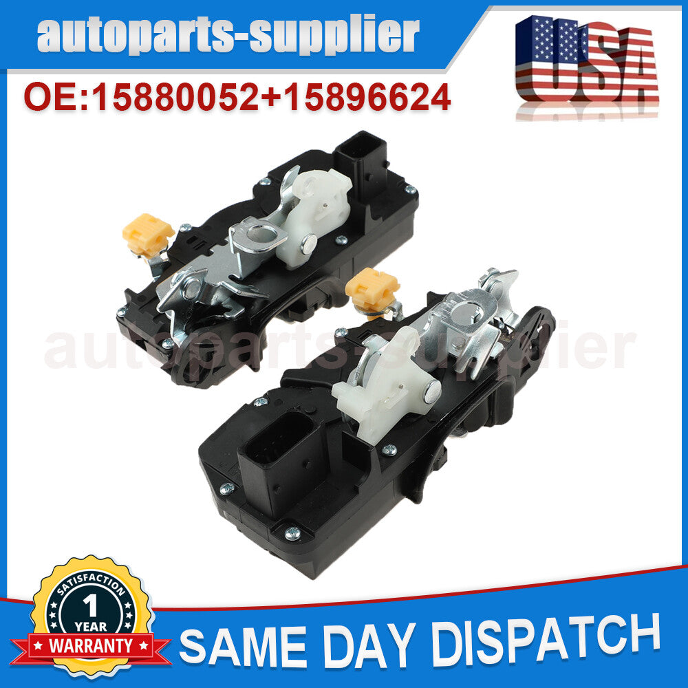 2 front left and right door lock actuators for Chevrolet Silverado for GMC for Sierra for Cadillac