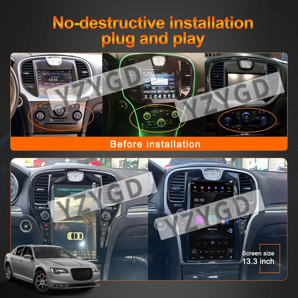 for Chrysler 300C 300S 2011-2019 Carplay Car Radio 2Din Stereo Receiver Screen