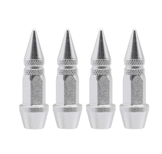 4-piece car tire valve cover rod air dust cover dustproof blue bomb  for ford