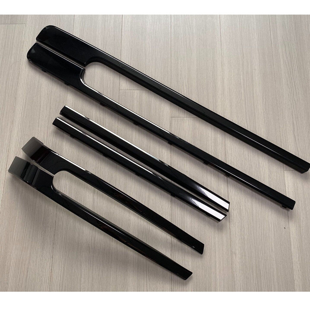 12Pcs Black Body Kit Replace Fender Vent Trim Fit for Range Rover L405 2018-2022