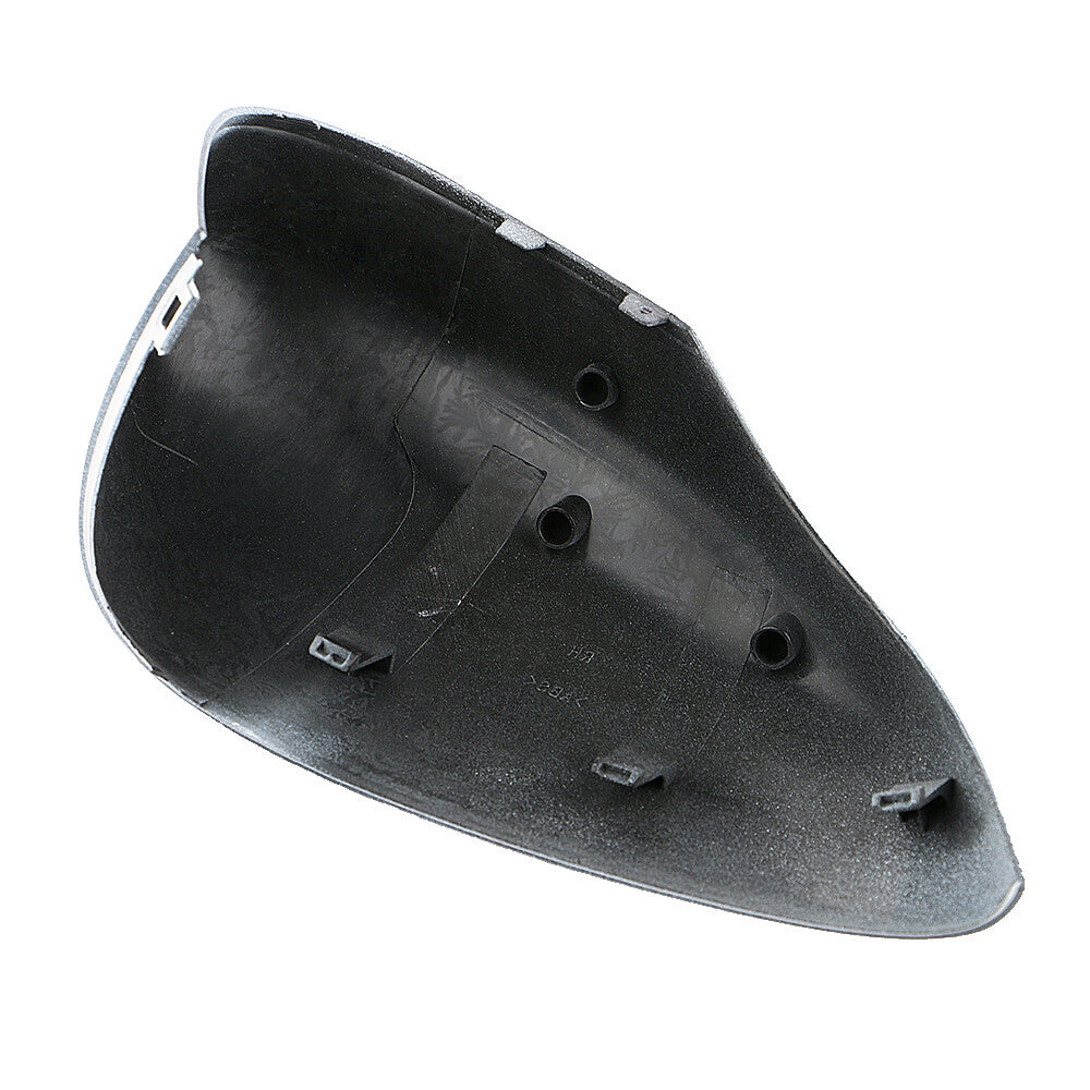 Left Passenger Wing Door Mirror Cover Cap For 2008-2017 for Ford Fiesta MK7 White