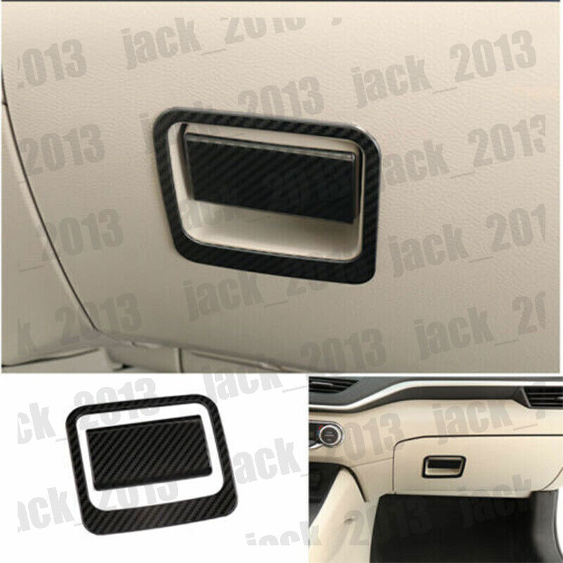 for Nissan Altima 2019-2024 Carbon Fibre for Co -Pilot Storage Box Handle Cover Trim