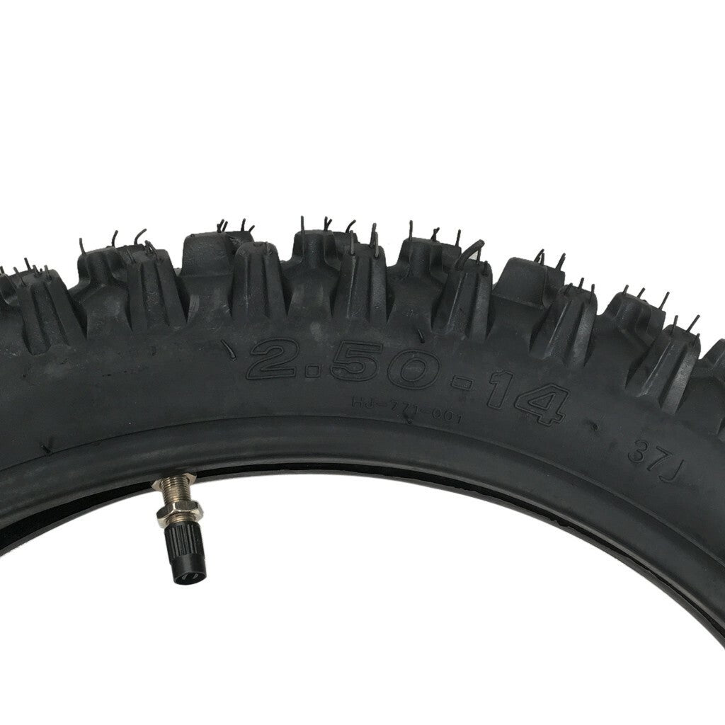 Front 2.50-14 60/100-14 and rear 80/100-12 3.00-12 for Pit Dirt bikes XR70 PW80