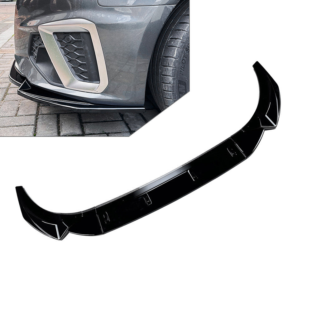 Front Bumper Splitter Spoiler Lip for Audi A4 S4 B9.5 2020-2024 2020