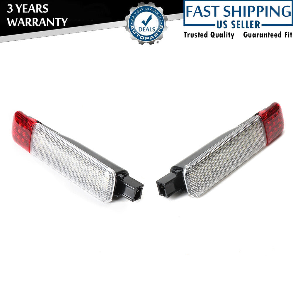 Pair Interior Door Panel Courtesy LED Light For Silverado for Sierra C/K 1500-3500