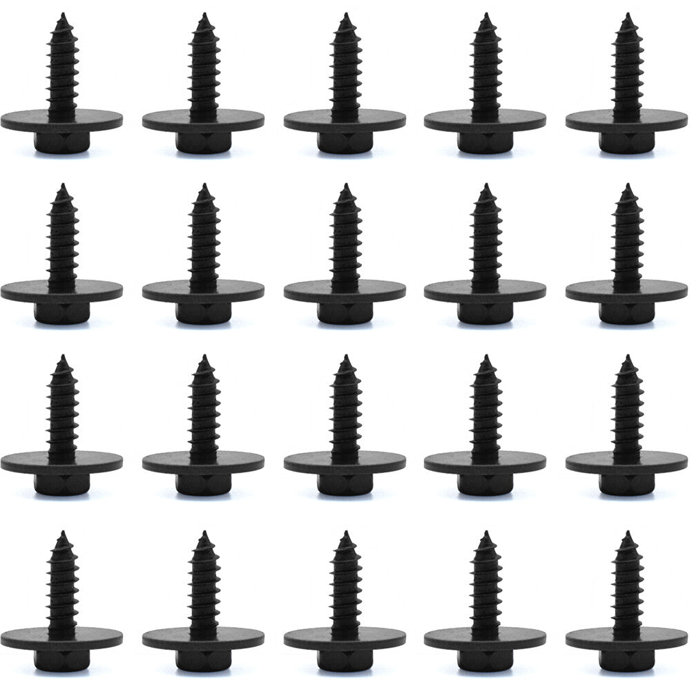 20x Bolt Body Hex Bolt w/ Washer for Mercedes-Benz 4.8x 19mm