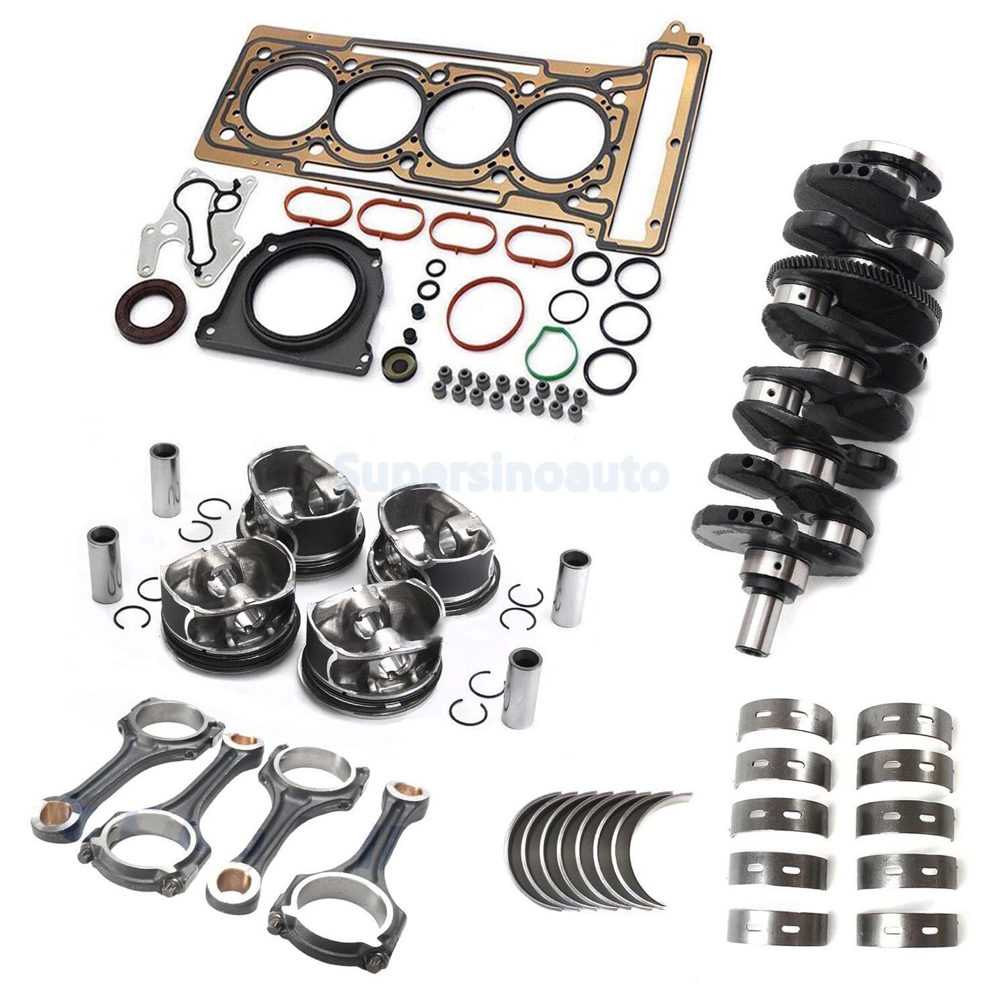 Engine Overhaul Rebuild Kit / Crankshaft / Con Rods for Mercedes-Benz M270 2.0T