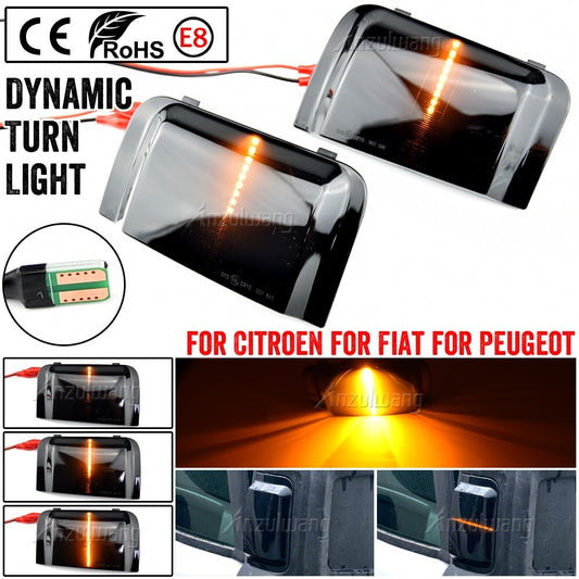 Dynamic Turn Signal Light for PEUGEOT BOXER for FIAT for RAM for CITROEN JUMPER RELAY