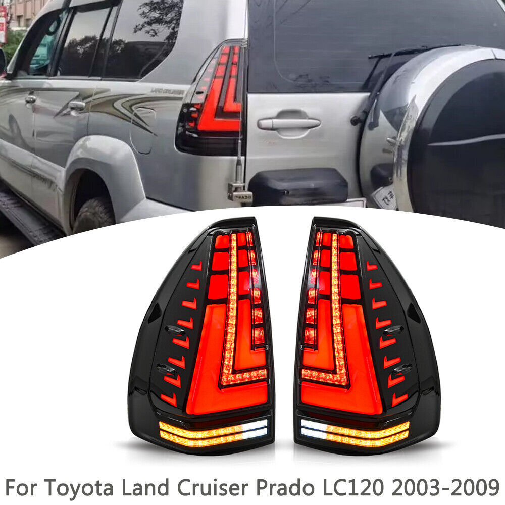 LED Tail Light Assembly for Toyota for Land Cruiser Prado LC120 2003-2009 Brake Lamp