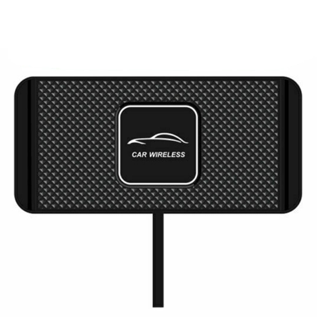 Car Wireless Phone Charger Fast Charging Mat Pad Console Mount Silicone Non-slip