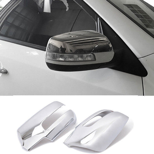 for Kia Sorento 2013-15 ABS Chrome Side Exterior Rearview Mirror Caps Cover Trim
