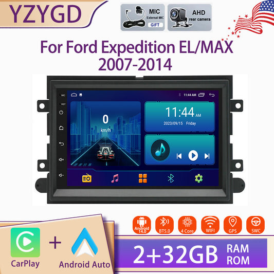 Android Carplay Car Stereo Radio GPS Screen for Ford Expedition EL/MAX 2007-14