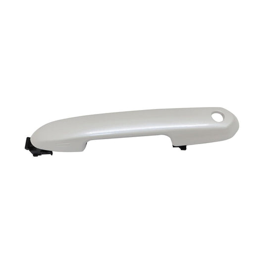 Front Left Exterior Door Handle Pearl White for Toyota RAV4 Highlander 2019-2023