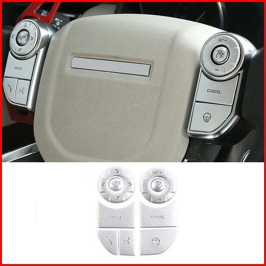 9P for Land Rover Range Sport 2014-17 Car Inner Steering Wheel Button Cover Trim