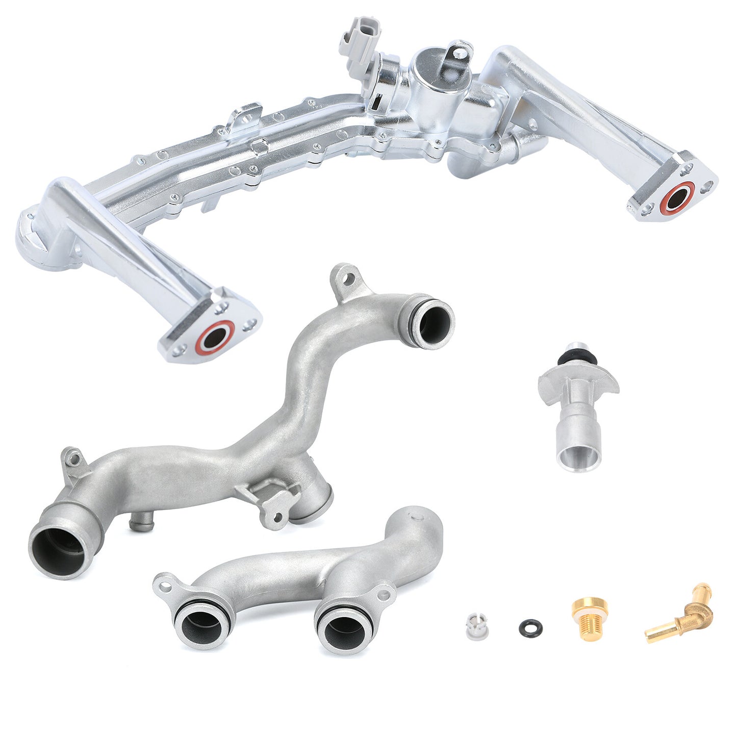 Upgraded Metal Coolant Water Pipe Kit for Land Rover for Jaguar 3.0L AJ126 2014-2020