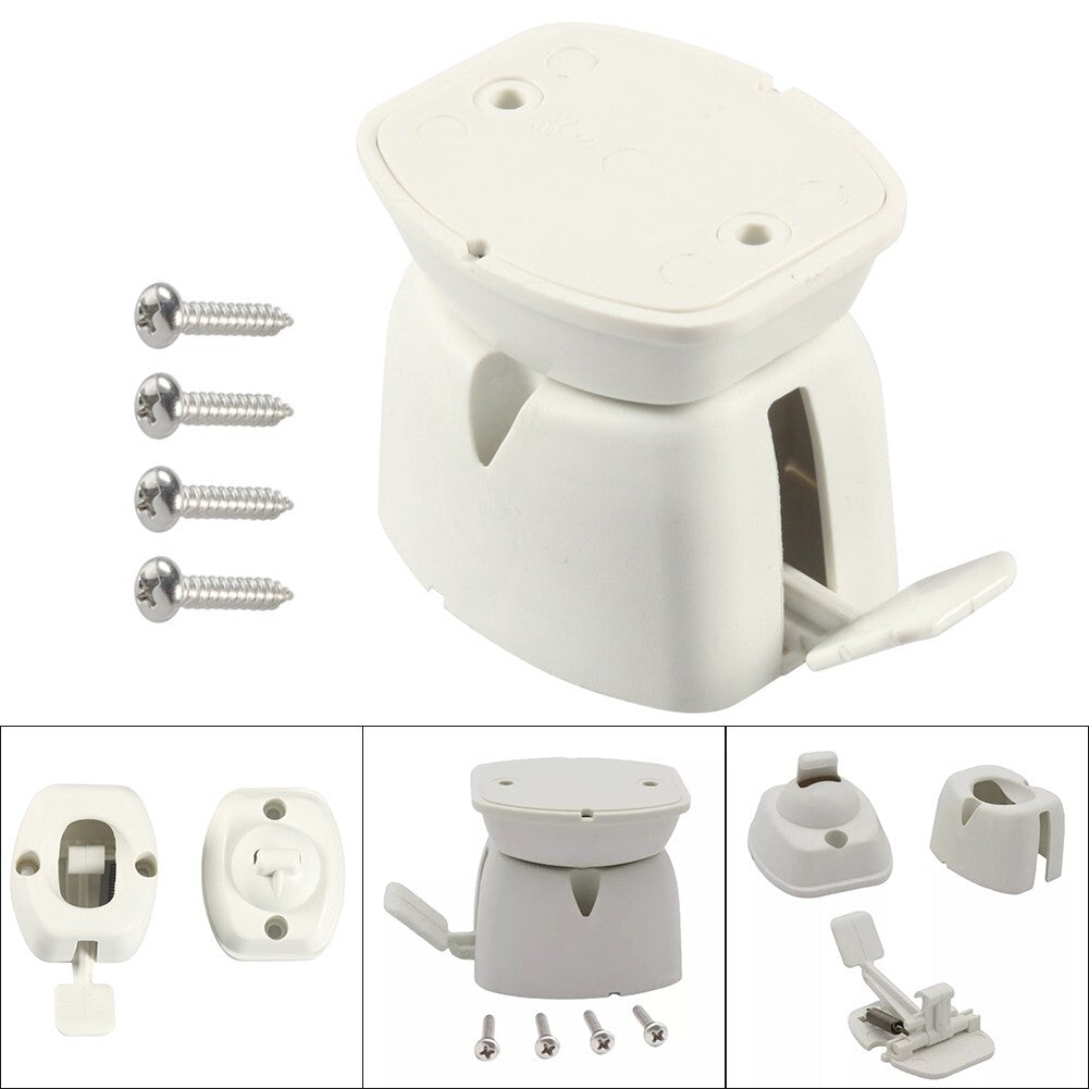 RV Door Retainer Catch Compartment Clips Latch Holder Cargo Motorhome Caravan