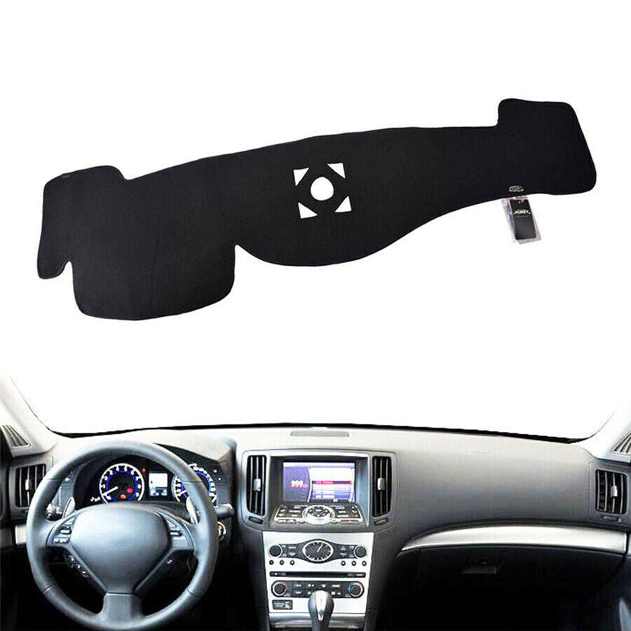 Polyester Car Dash Mat Dashboard Cover for Infiniti G25 G35 G37 Q60 Q40 2008-15
