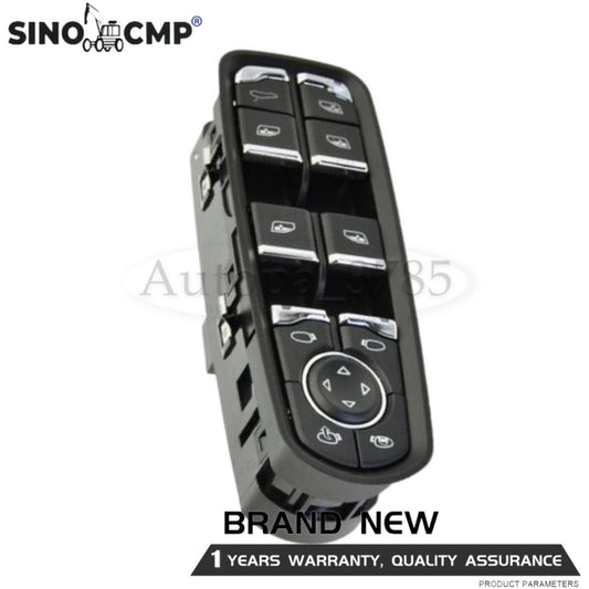 Master Power Window Switch for Porsche for Panamera for Cayenne Macan 7PP959858AEDML NEW