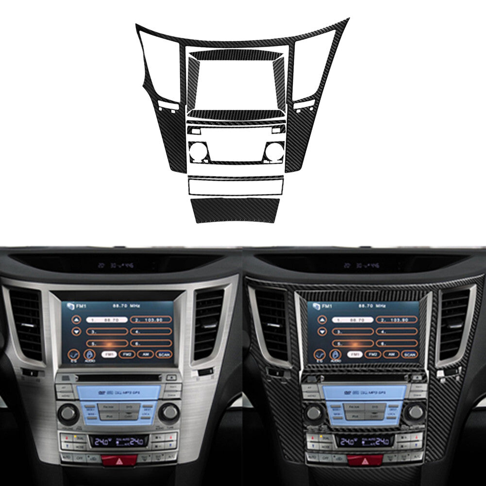 11X Carbon Fiber Center console Frame Cover for Subaru Legacy Outback 2010-2014