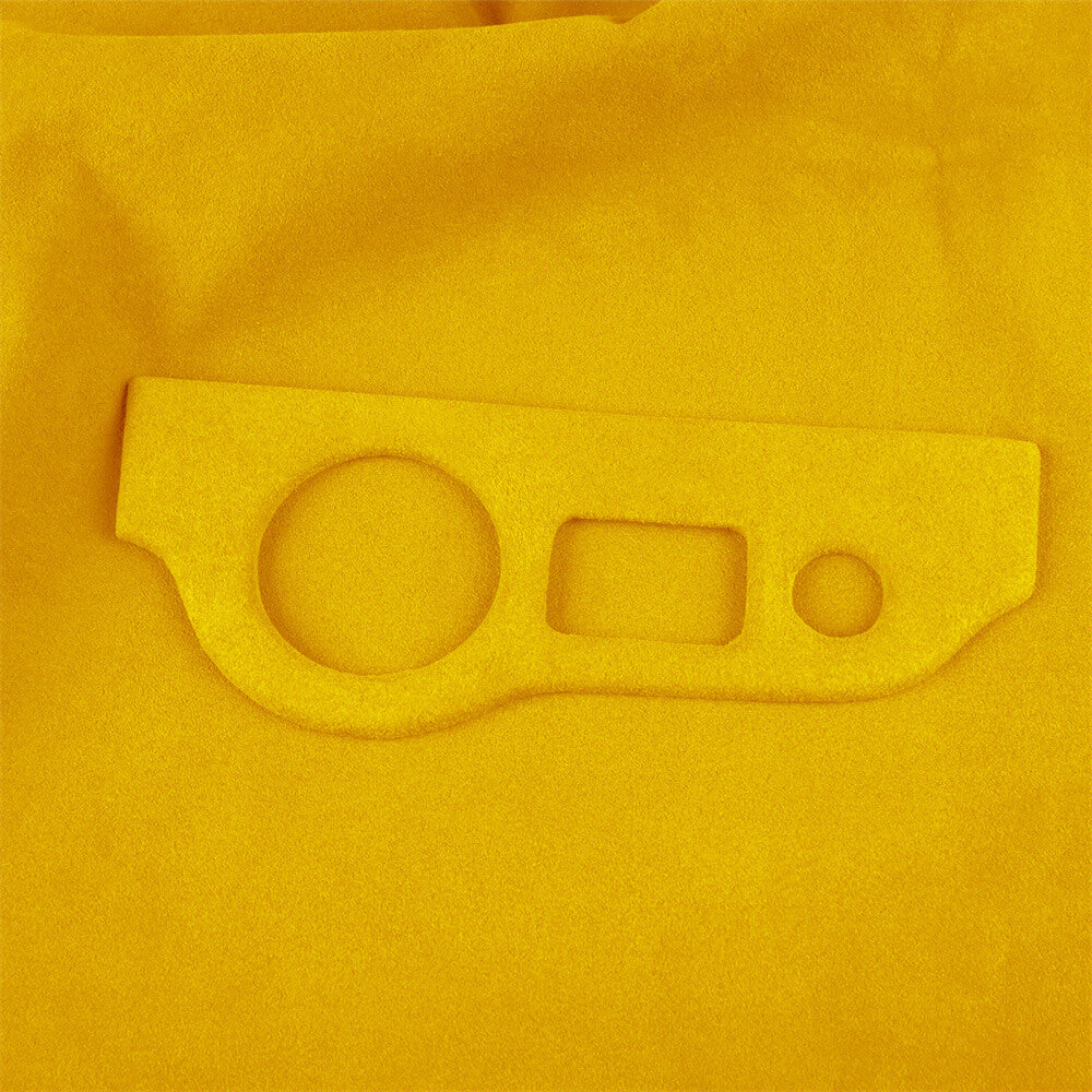 for Dodge for Challenger 2015+ Charger 2010+Suede Yellow Inner Headlight Switch Trim