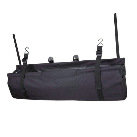Car and truck trunk cargo storage bag, foldable storage bag box and hook, 1 piece