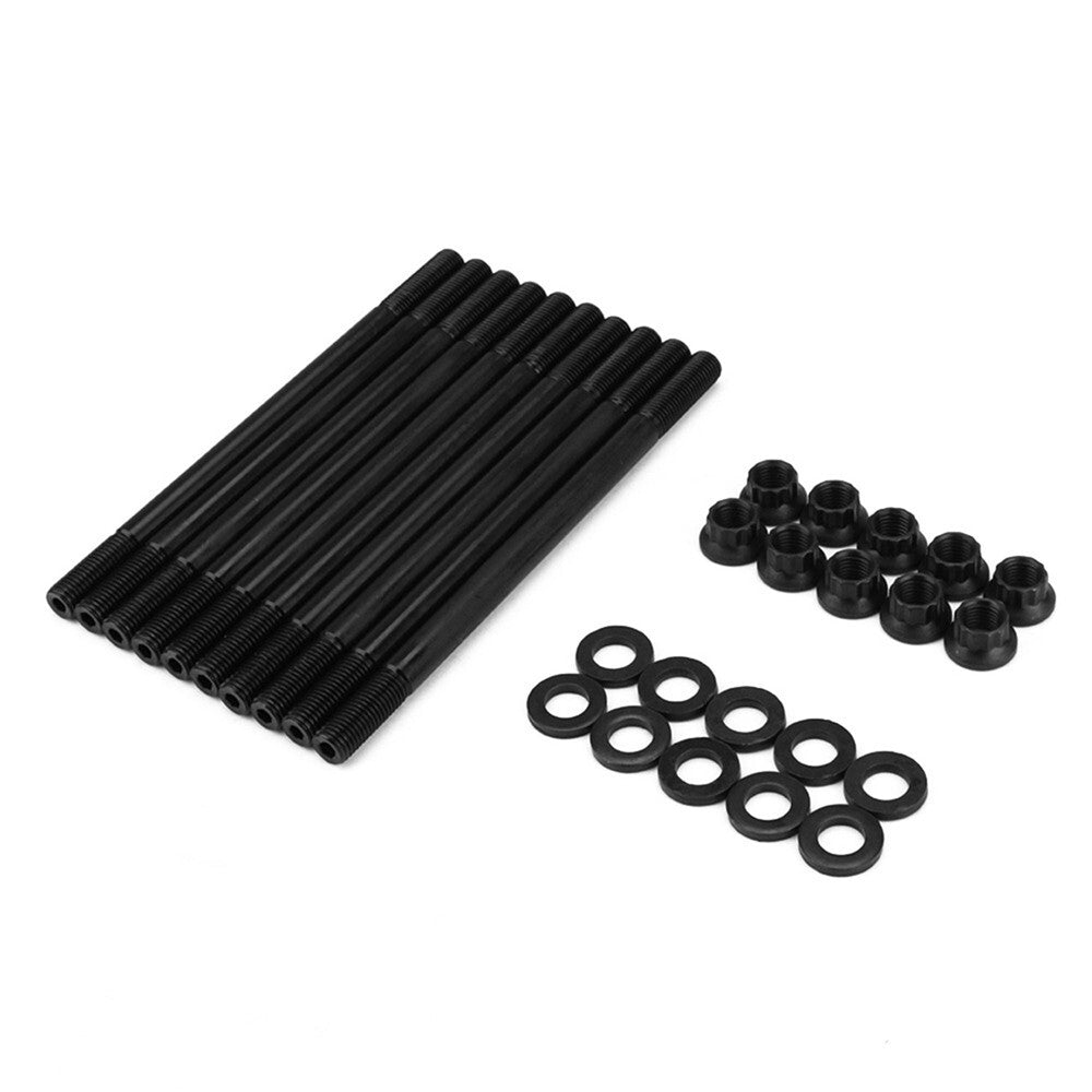 Cylinder Head Stud Kit Fit For EVO8 EVO9 Eclipse 94-up 4G63 7-bolt 207-4203 11mm