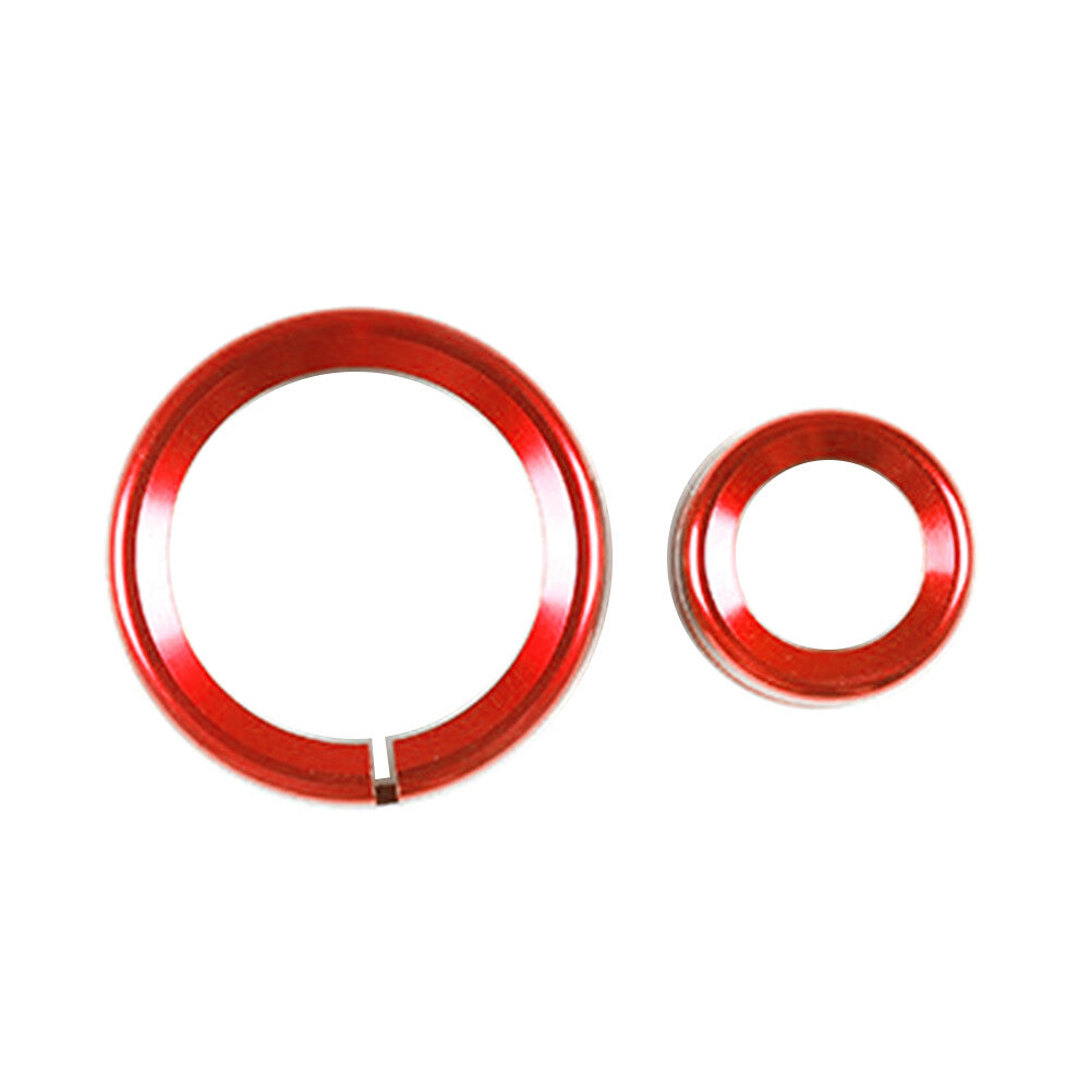 Zentraler Multimedia-Knopfring for Alfa Romeo Giulia for Stelvio 2020-2021 Rot