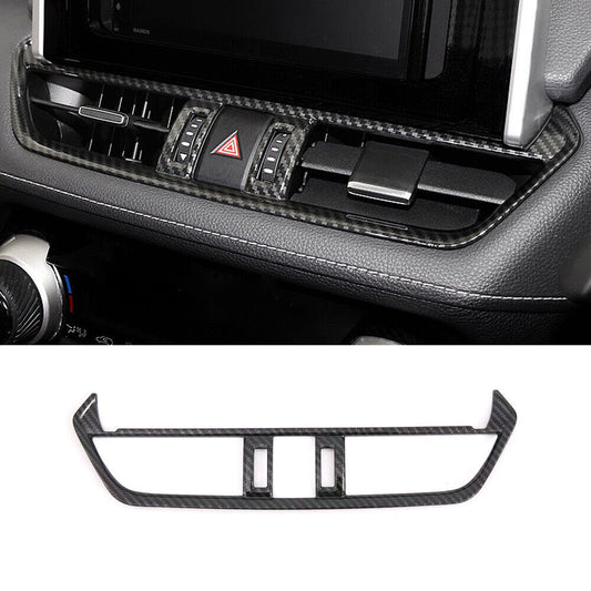 Interior Dashboard Middle Air Vent Cover trim Surround for Toyota RAV4 2019-2022