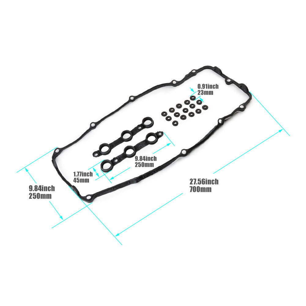 Valve Cover Gasket Kit 11120030496 for BMW 320I 325CI 325I 325XI 330CI 530I