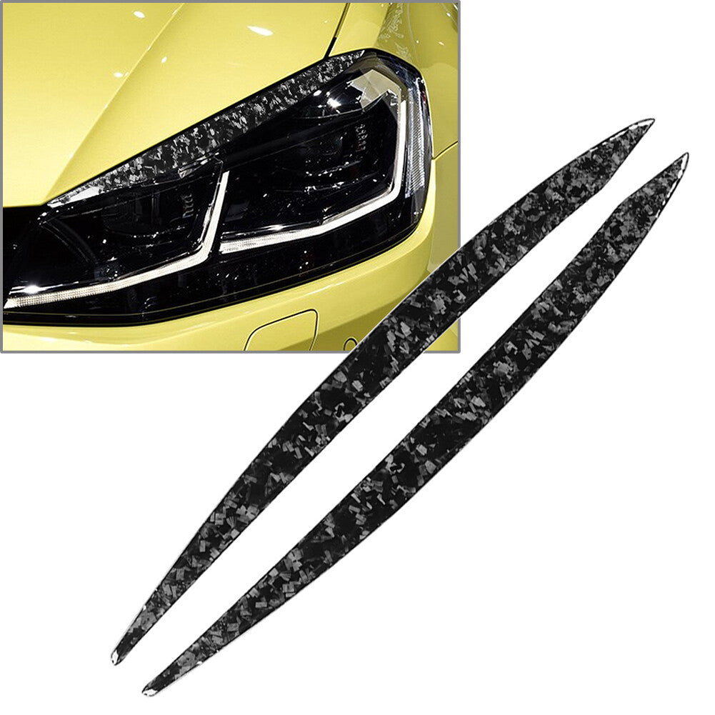 Fit for Volkswagen for Golf MK7 MK7.5 2014-2019 Headlight Eyebrow Eyelid Trim Cover