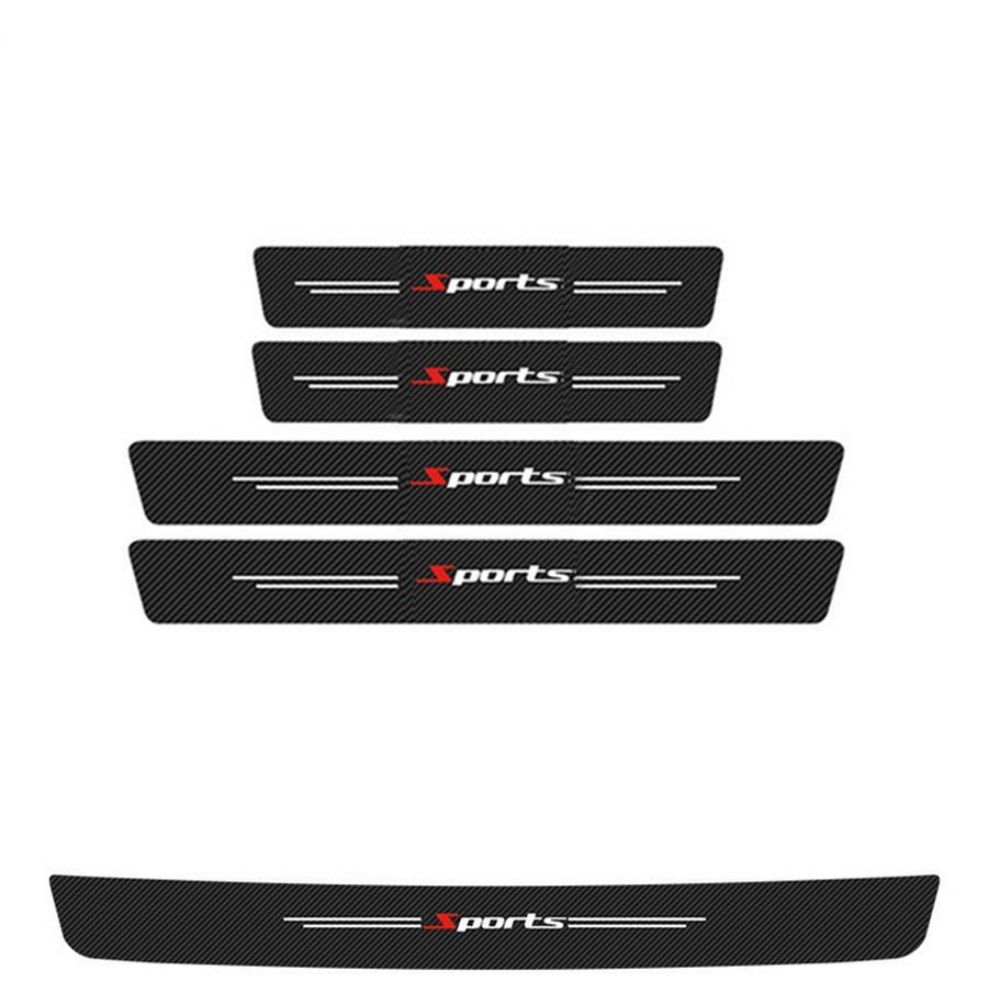 Car Accessories Door Sill Scuff Plate Cover Trunk Bumper Guard Protector Sticker