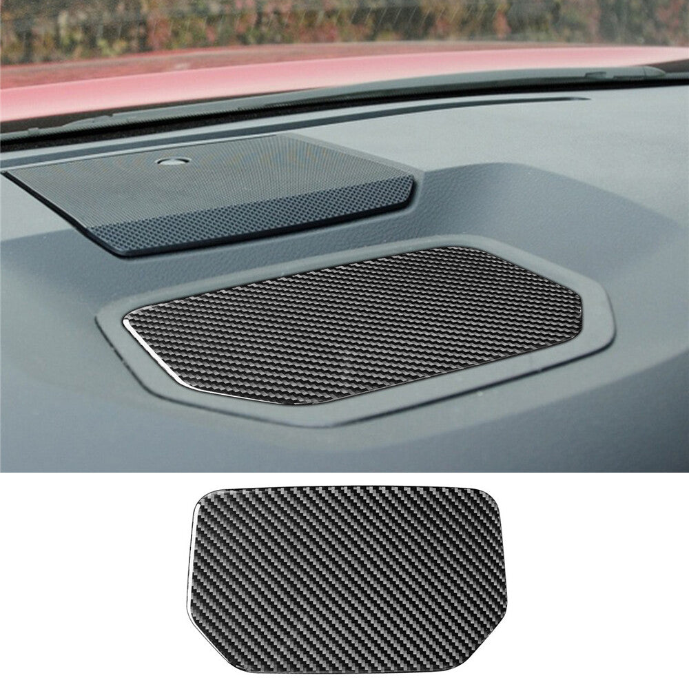 Carbon Fiber Dashboard Storage Box Slot Mat Panel Trim for T@yota Tundr@ 2014-21