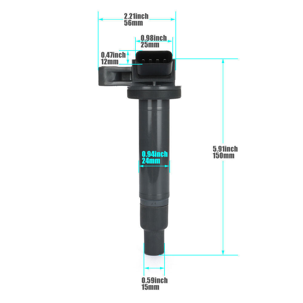4 new ignition coils (90919-02230) for Toyota Tendera 4.7L V8 2001-09 for Lexus GS430.