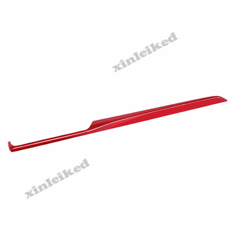 ABS Red Center Console Instrument Cover Trim Strip for Mazda 3 Axela 2017-2018