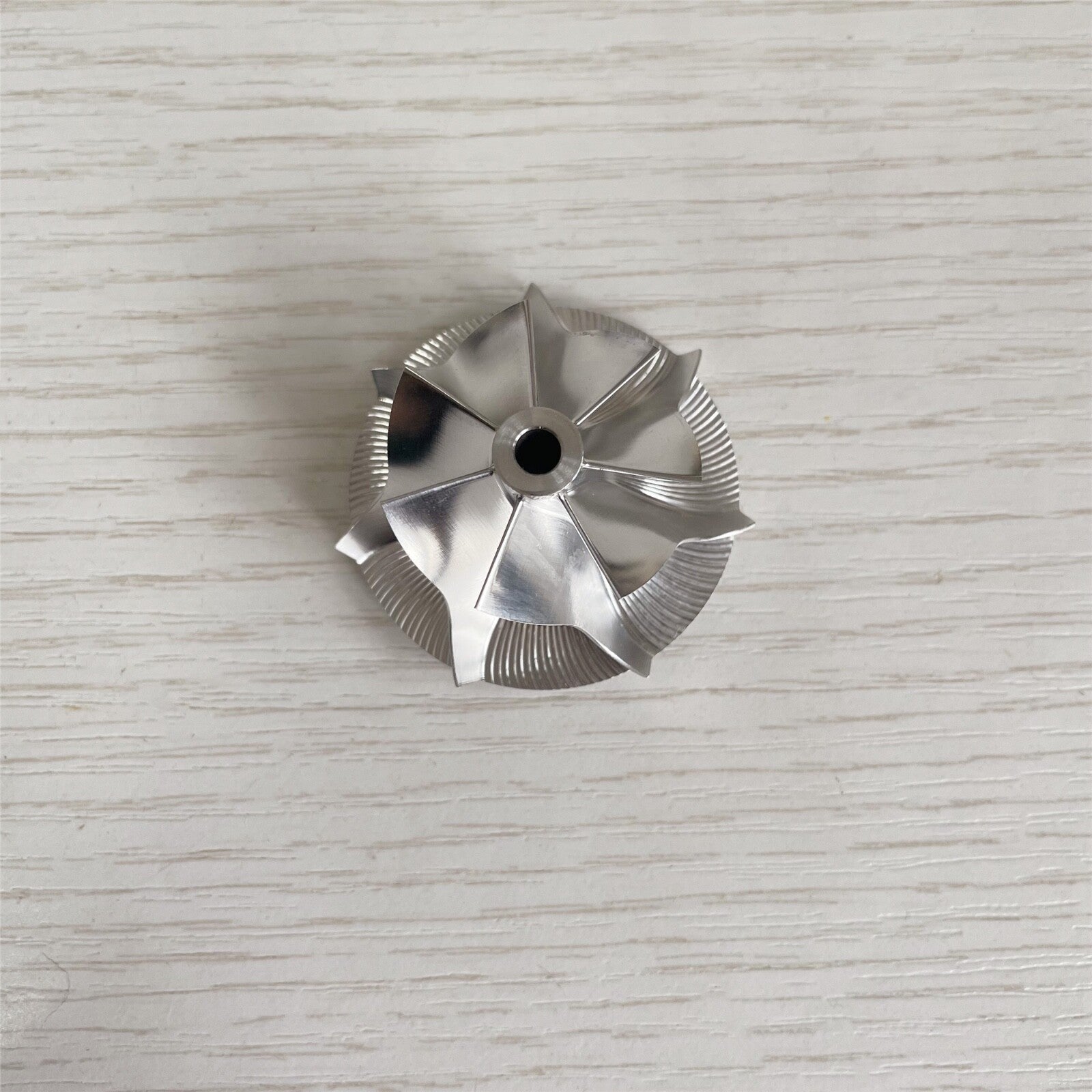 KP35 29.50/41.00mm 1541/2004 7+0 Blade High-Performance Steel Billet Compressor Wheel