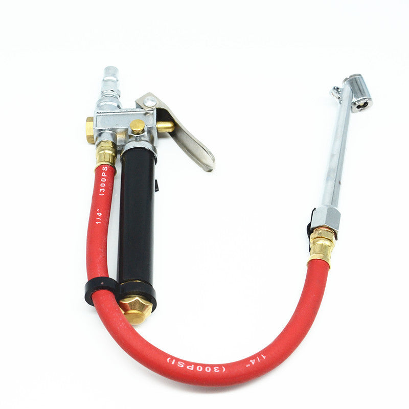 120PSI Car Tire Pressure Meter Gauge Manometer Tester Air Inflator Gun Hose Tool