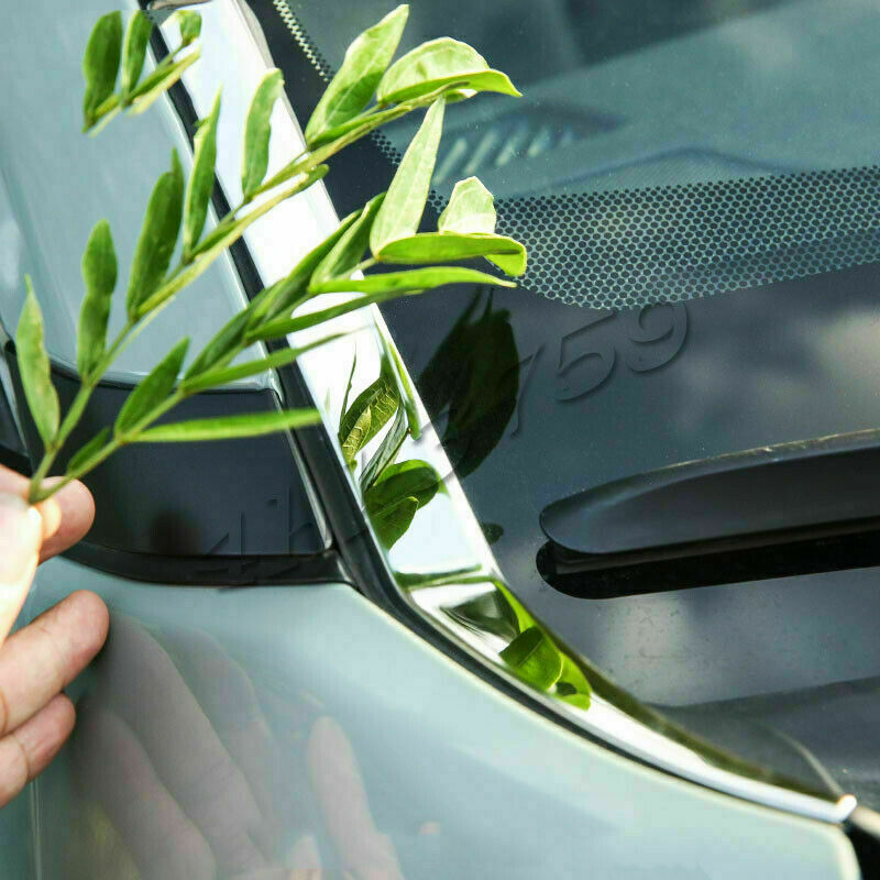 for Toyota RAV4 2019-2024 Stainless Front Car Windscreen Sill Molding Cover Trim