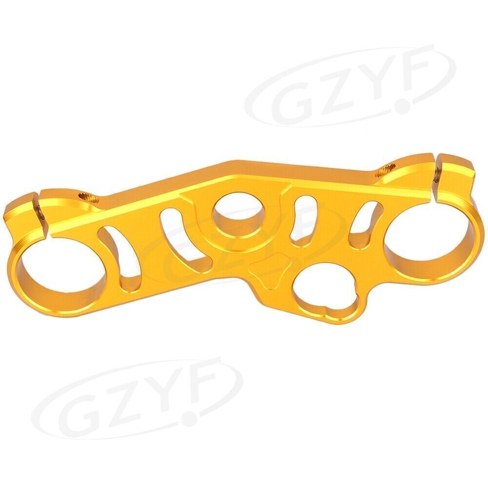 Gold Upper Front Triple Tree Top Clamp FIT for Suzuki GSXR600 750 06-09/1000 07-08