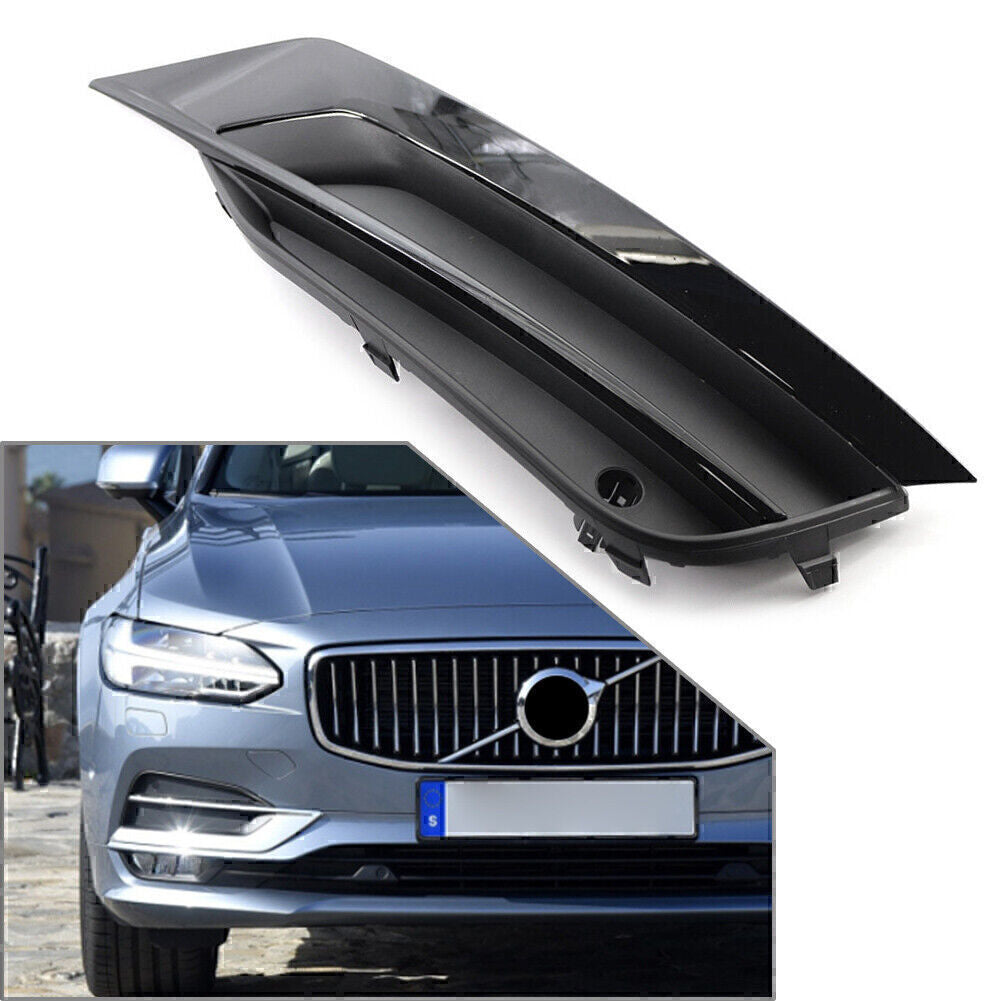Right Side Front Bumper Fog Light Grille for Volvo S90 V90 2016-2019 2018 2017