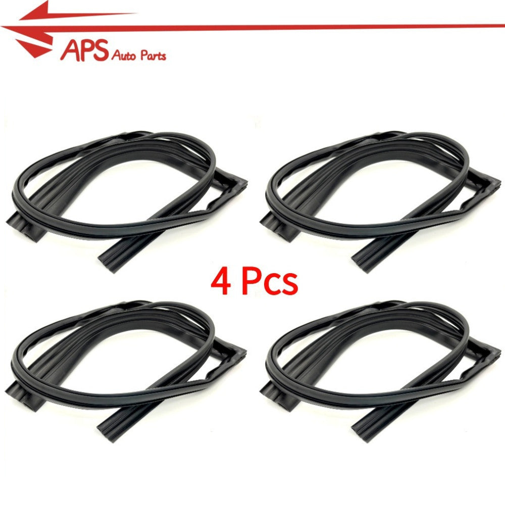 4-piece weather window seal for 2002-2006 for Honda CR-V door glass access channels