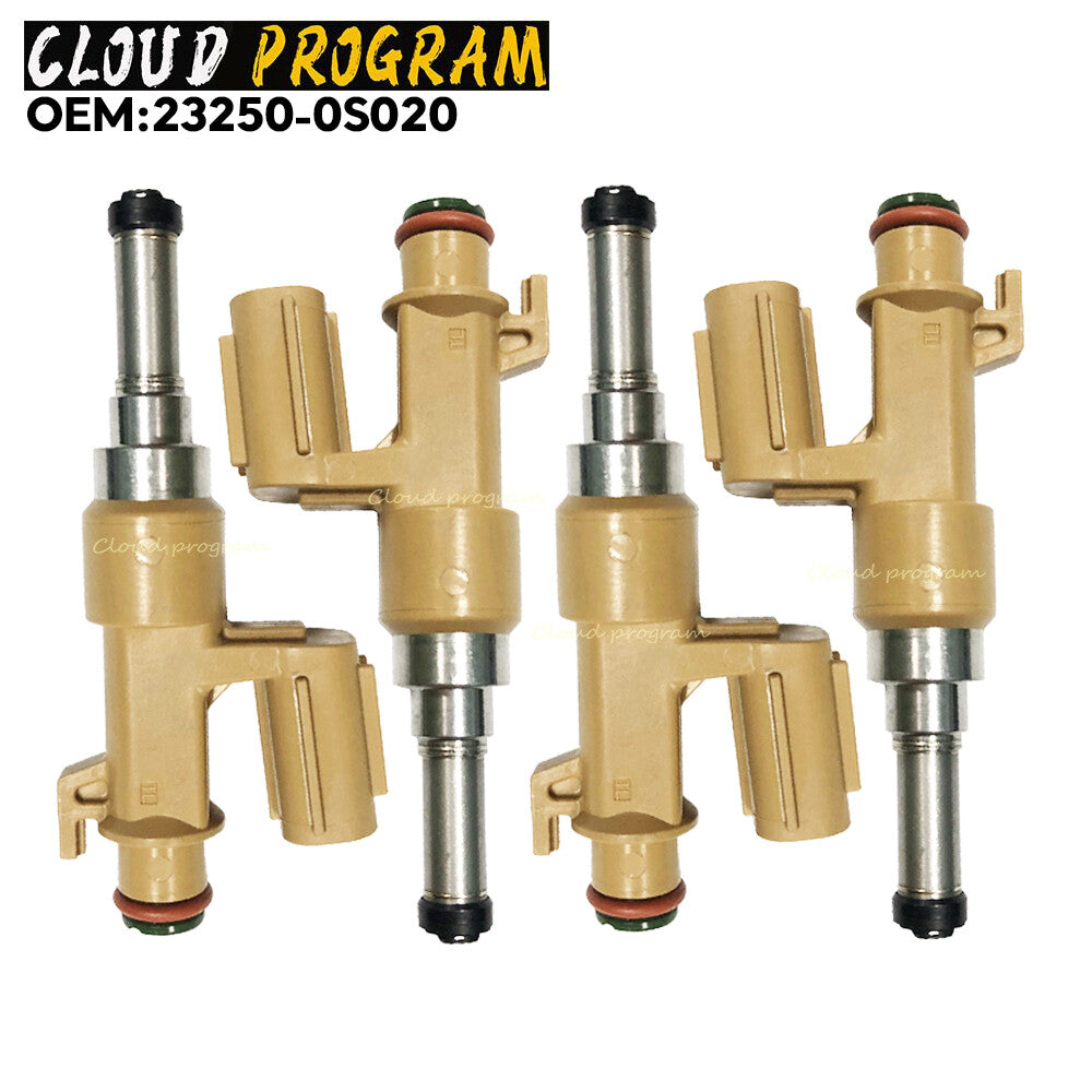 NEW Fuel Injectors for 08-13 for Toyota for Lexus 4.6L 5.7L V8 23250-0S020 Set of 4