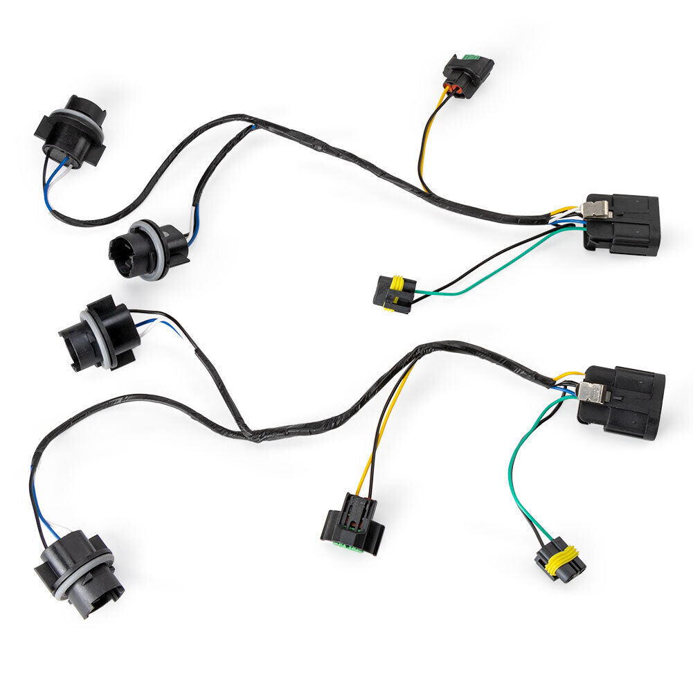 2X Headlight Wiring Harness 25962806 For 2007-2013 for Chevrolet Silverado 1500 HD