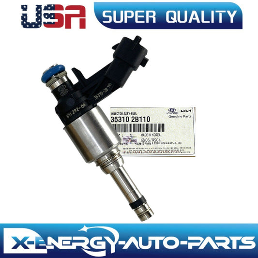4x Fuel Injector 35310-2B110 for 12-17 for Hyundai Accent for Veloster for Kia Rio Soul 1.6L