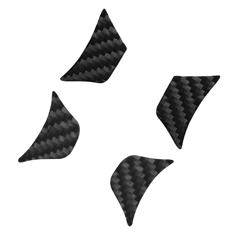 4X Carbon Fiber Water Cup Holder Inner Cover Trim for Honda Ridgeline 2017-2020