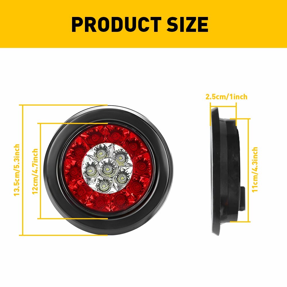 2x 4 Glycerin Red Oil/White Powder 16LED Traffic Lights ...