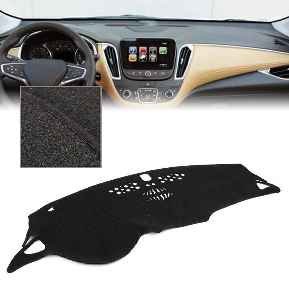 Dash Mat Dashboard Cover Dashmat For 2016-2018 2017 for Chevrolet Malibu LHD Black
