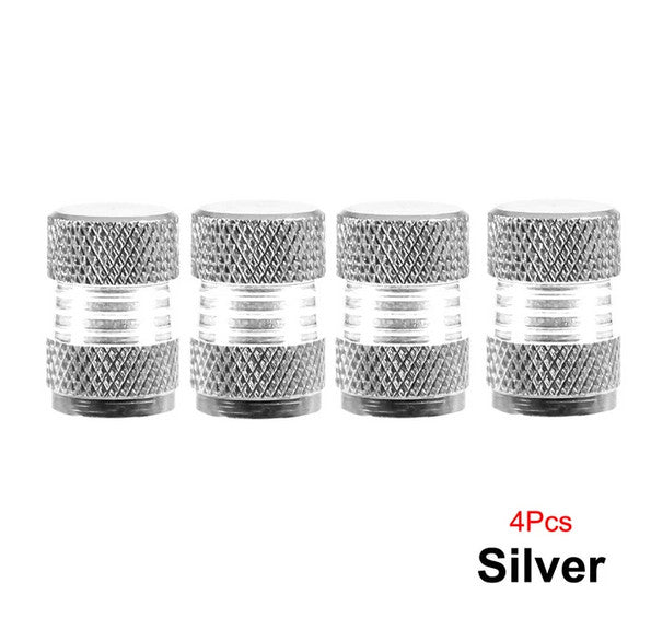 Car tire valve cover rod air dust cover die Neo chrome  for ford  4-piece set